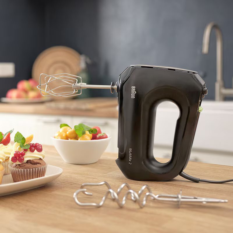 Braun Міксер ручний MultiMix 2, 500Вт, насадки -4, турборежим, чорний