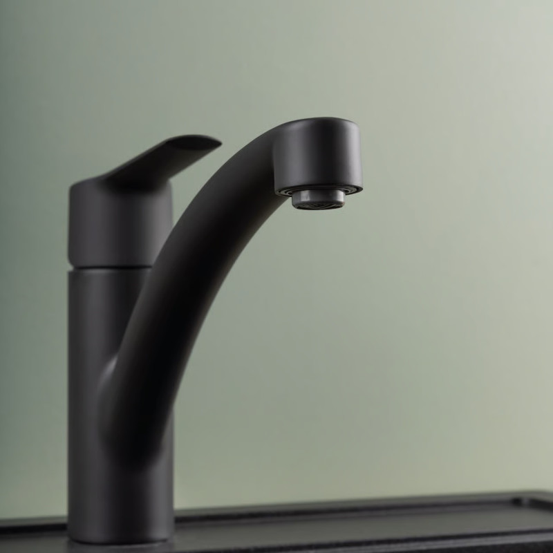 Grohe Змішувач для кухні Start, довж.виливу - 226мм, поворотний, 1важіль, чорний