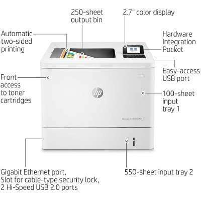 HP Принтер А4 HP Color LaserJet Enterprise M554dn