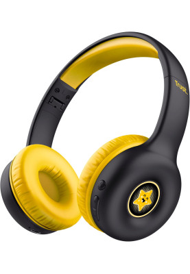 Trust Навушники On-ear Nouna Kids, Wireless, Mic, Чорний