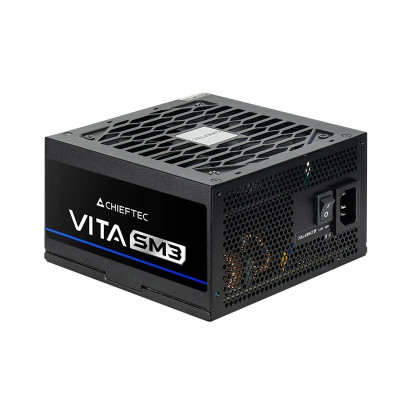 Chieftec Блок живлення Vita SM3 (850W), >85%, 80+ Bronze, 120мм, 1xMB 24pin(20+4), 2xCPU 8pin(4+4), 3xMolex, 6xSATA, 4xPCIe 8pin(6+2), 1xP