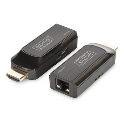 Digitus mini HDMI UTP 50m, USB powered, Black