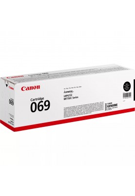 Canon Картридж 069 MF752Cdw/MF754Cdw/LBP673Cdw Black (2100 стор)
