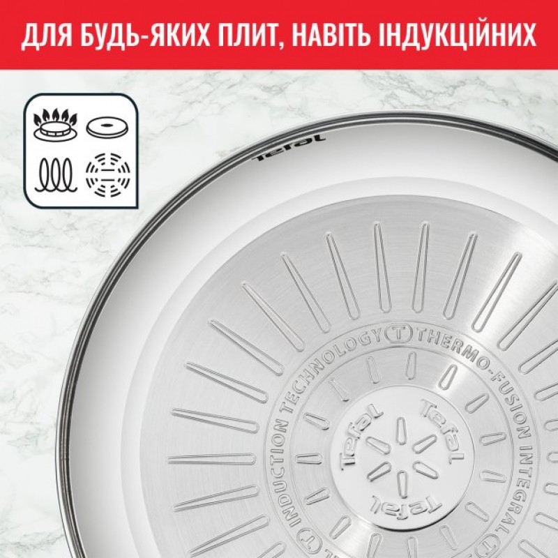 Tefal Набір сковорідок Intuition B817S255