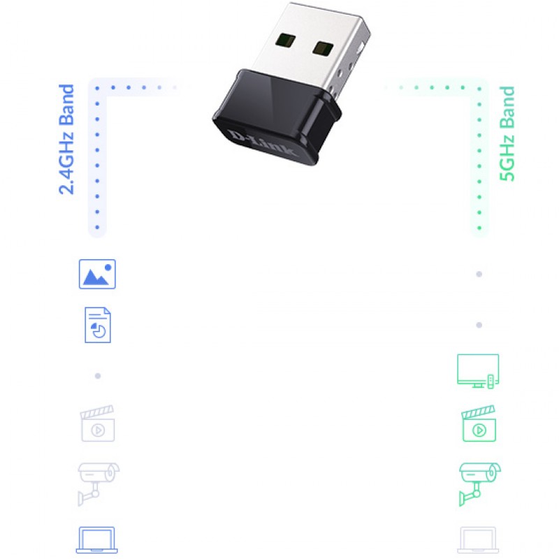 D-Link WiFi-адаптер DWA-181 AC1300, USB