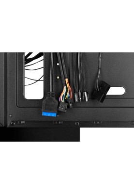 2E Корпус Alfa G650 без БЖ 2xUSB3.0, 1xUSB2.0, 1x120мм, VGA 280мм, LCS ready, ATX, чорний