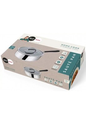 Tefal Сотейник з кришкою Jamie Oliver Home Cook, 24 см, 3.5л, нержавіюча сталь