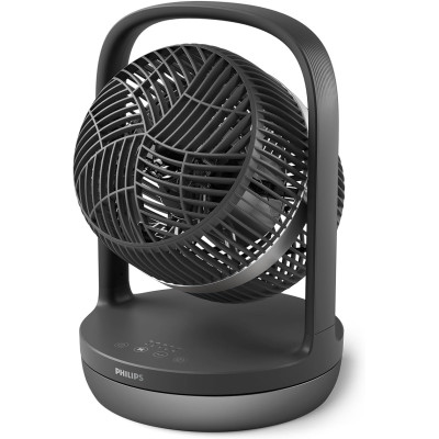 Philips Вентилятор Philips настільний Series 3000, 22см, 27Вт, таймер, поворот 180, чорний