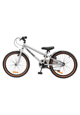 Miqilong Дитячий велосипед ST 20" срібний