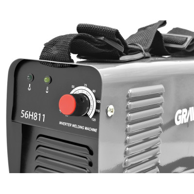 Graphite Зварювальний апарат інверторний 56H811, 120А, 4.9кВт, 220-230В, IGBT, Hot start, 4.7кг