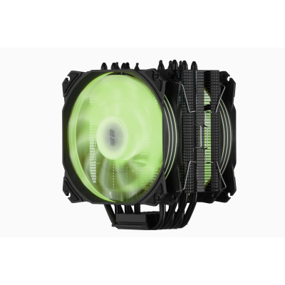 2E Gaming Процесорний кулер Air Cool AC120D6-ARGB, LGA1851, 1700, 1366, 1200, 115x, AM5, AM4, AM3, AM3+, AM2, AM2+, FM2, FM1, 4pin PWM, 3pin +5VARGB, TDP 200W