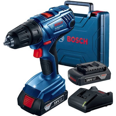 Bosch Шурупокрут-дриль акумуляторний GSR 180-LI, 18В 2х2Аг, 54Нм, 450/1700об/хв, 1.6кг