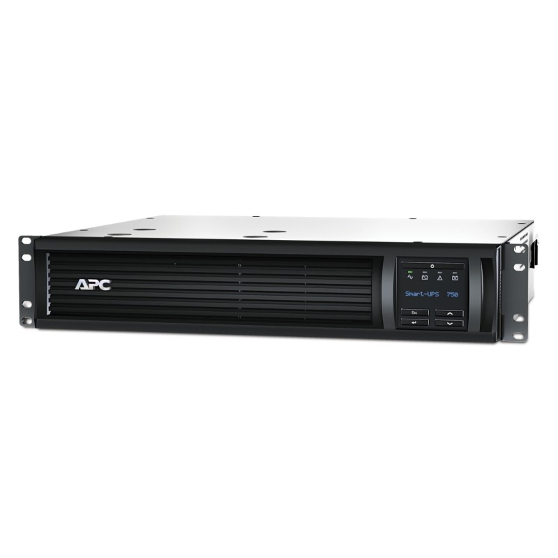 APC Джерело безперебійного живлення Smart-UPS 750VA/500W, RM 2U, LCD, USB, SmartConnect, 3xC13