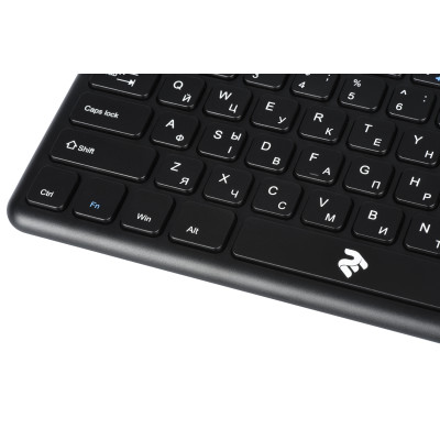 2E Клавіатура ножнична KT100 78key, WL, EN/UK/RU, чорний