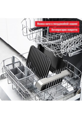 Tefal Гриль прижимний OptiGrll 2в1 Inox, 2100Вт, темп. режимів-4, з`ємні пластини, метал