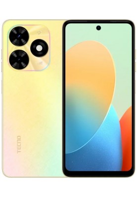 TECNO Смартфон Spark Go 2024 (BG6) 6.56" 4/128ГБ, 2SIM, 5000мА·год, Alpenglow Gold