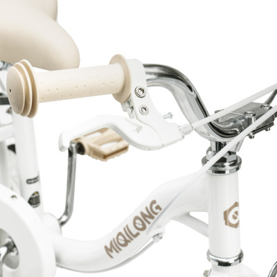 Miqilong Дитячий велосипед LS 16" білий