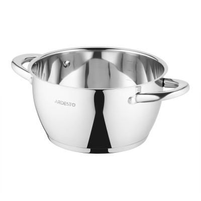 ARDESTO Каструля зі скляною кришкою Gemini Lucca, 3.2л, нержавіюча сталь