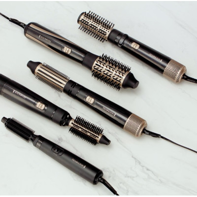 Remington Фен-щітка Blow Dry & Style Caring, 1000Вт, 2 режими, іонізація, хол. обдув, кераміка, чорний