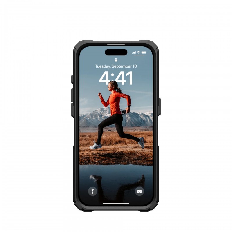 UAG Чохол для iPhone 15 Pro, Plasma XTE Magsafe, Black/Orange