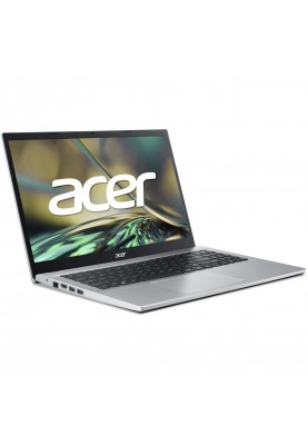 Acer Ноутбук Aspire 3 A315-59 15.6" FHD IPS, Intel i7-1255U, 32GB, F1TB, UMA, Lin, сріблястий