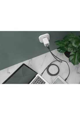 Digitus Зарядний пристрій 2хUSB-C, 65W, GaN