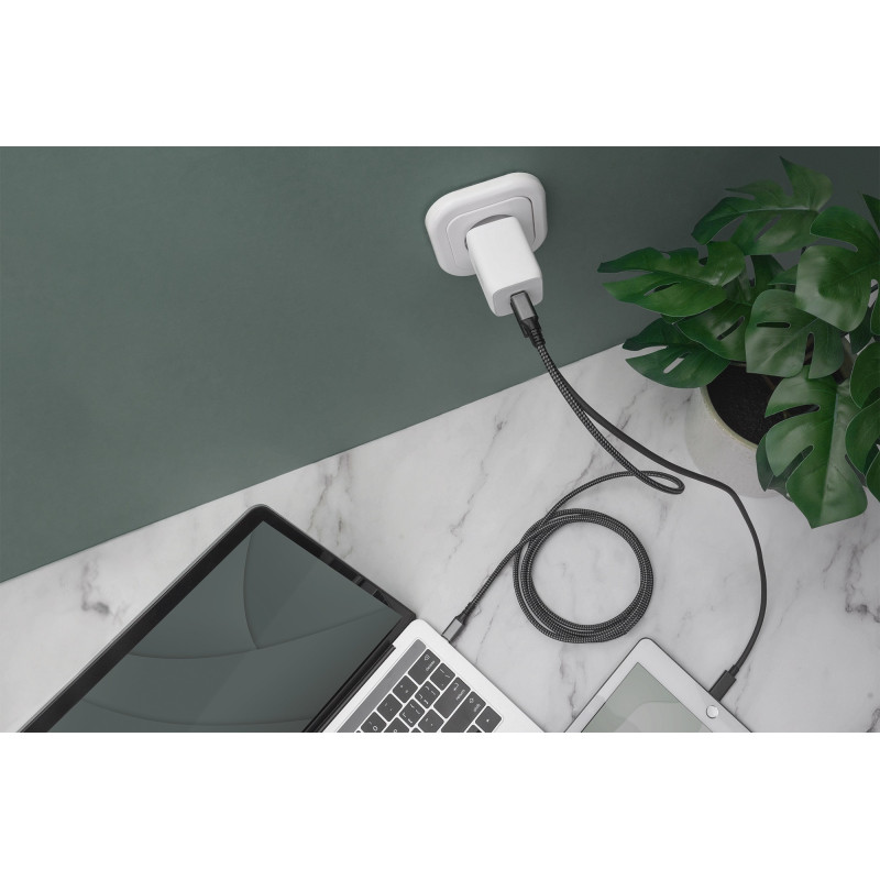 Digitus Зарядний пристрій 2хUSB-C, 65W, GaN