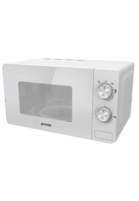 Gorenje Мікрохвільова піч, 20л, міх. кер., 800Вт, білий