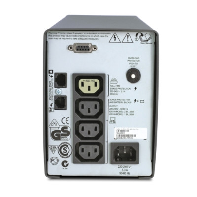 APC Джерело безперебійного живлення Smart-UPS SC 420VA/260W, RS232, 3+1 C13