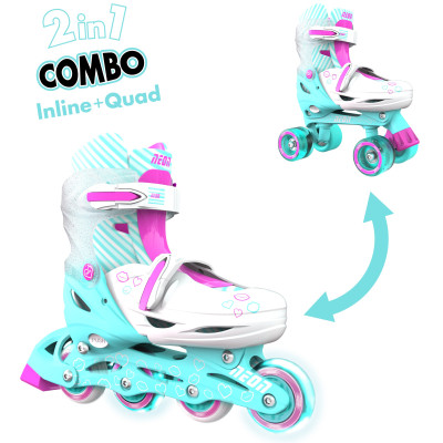 NEON Ролики COMBO SKATES Бірюзовий (Розмір 34-37)