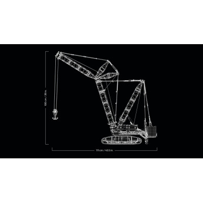 LEGO Конструктор Technic Гусеничний підйомний кран Liebherr LR 13000