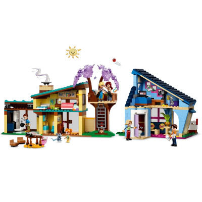 LEGO Конструктор Friends Родинні будинки Оллі й Пейслі