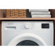 Indesit Пральна машина фронтальна, 6кг, 1000, A+++, 44.6см, дисплей, пара, інвертор, білий