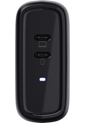 Trust Зарядне пристрій мережевий Maxo 65Вт, 2xUSB-C PD, чорний