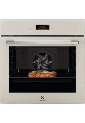 Electrolux Духовий шафа Electrolux електричний, 72л, A+, дисплей, конвекція, телескопічні напрямні, шампань