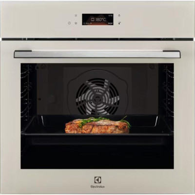 Electrolux Духовий шафа Electrolux електричний, 72л, A+, дисплей, конвекція, телескопічні напрямні, шампань