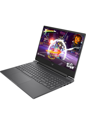 HP Ноутбук HP Victus 15-fb3014ua 15.6" FHD IPS AG, AMD R5-8645HS, 16GB, F512GB, NVD2050-4, DOS, сірий