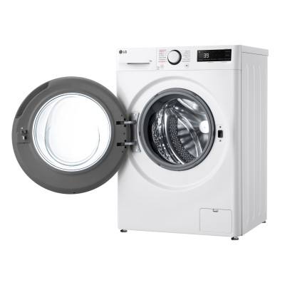 LG Пральна машина фронтальна, 9кг, 1200, A, 48см, дисплей, пара, інвертор, білий