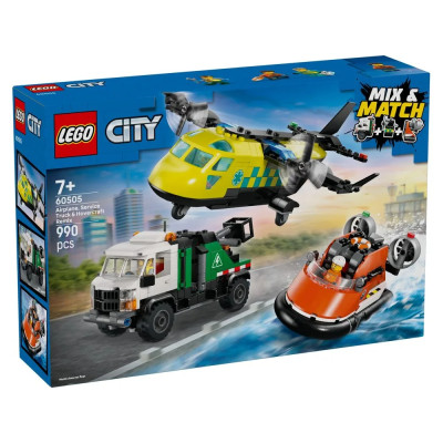 LEGO Конструктор LEGO City Ремікс літака, вантажівки та судна на повітряній подушці