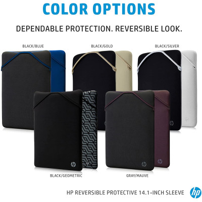 HP Чохол Protective Reversible 14 BLK/GLD Laptop Sleeve