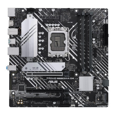 ASUS Материнська плата PRIME B660M-A D4-CSM s1700 B660 4xDDR4 M.2 HDMI DP mATX CSM