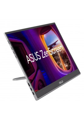 ASUS Монітор портативні 15.6" ZenScreen MQ16AHE mHDMI, USB-C, OLED, 1ms, DCI-P3 100%, HDR10, Cover