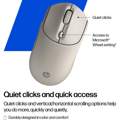 HP Миша HP 400 Quiet, WL/BT, кленовий