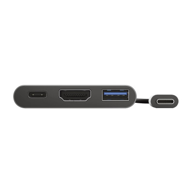 Trust Dalyx 3-in-1 Multiport USB-C Adapter ALUMINIUM