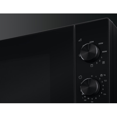 Electrolux Мікрохвильова піч 20л, хутро. керування, 800Вт, гриль, чорний