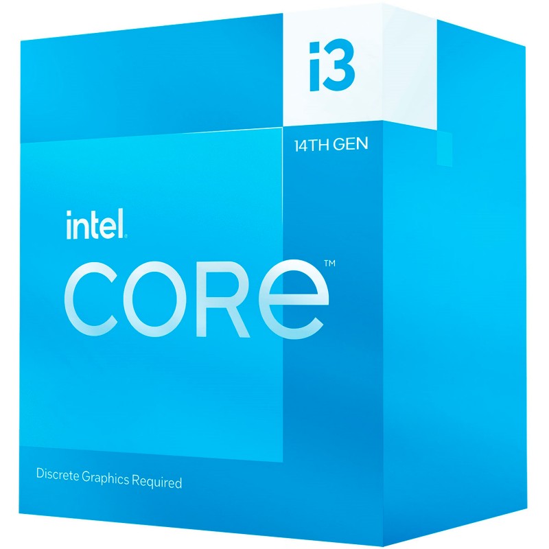 Intel Центральний процесор Core i3-14100F 4C/8T 3.5GHz 12Mb LGA1700 58W w/o graphics Box
