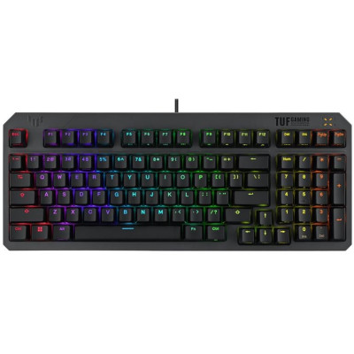 ASUS Клавіатура механічна TUF Gaming K3 Gen II, 97key, Optical-Mechanical RGB Switch, USB-A, EN/UK, чорний