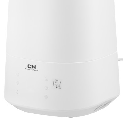 Cooper&Hunter Зволожувач повітря CH-3040TU 40м2, 4л, 300мл/г, ультразвуковий, верхня затока, ел. кер-ння, дисплей, УФ-очистка, підсвічування, авто вимкнення, білий Cooper&Hunter Зволожувач повітря CH-3040TU 40м2, 4л, 300мл/г, ультразвуковий, верхня затока, ел. кер-ння, дисплей, УФ-очистка, підсвічування, авто вимкнення, білий