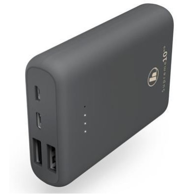 HAMA Портативний зарядний пристрій Power Bank Supreme 10HD 10000 mAh Grey