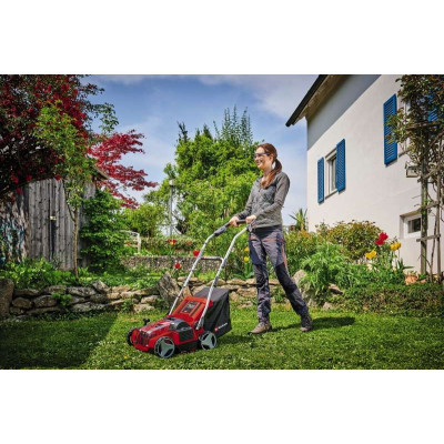 Einhell Аератор-скарифікатор акумуляторний GE-SA 36/35 Li-Solo 36В 35см безщітковий ножі 16шт 11.31кг (без АКБ та ЗП)
